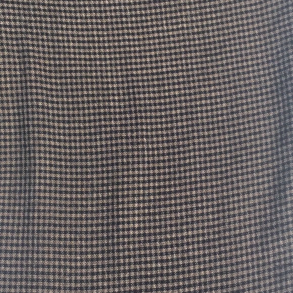 BRIGGS New York Tan snd Black Checkered pants with elastic waist band - Picture 2 of 16